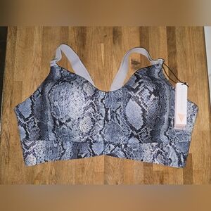 Victoria's Secret Blue Snake Print Bra